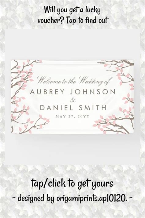 Blissful Branches Wedding Banner Zazzle Wedding Branches Wedding