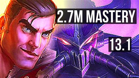 Jayce Vs Kassadin Mid 27m Mastery 800 Games 1037 Euw Master