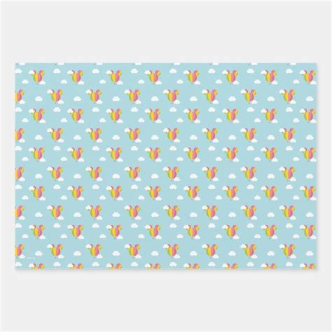 Mickey Mouse Hot Air Balloon Wrapping Paper
