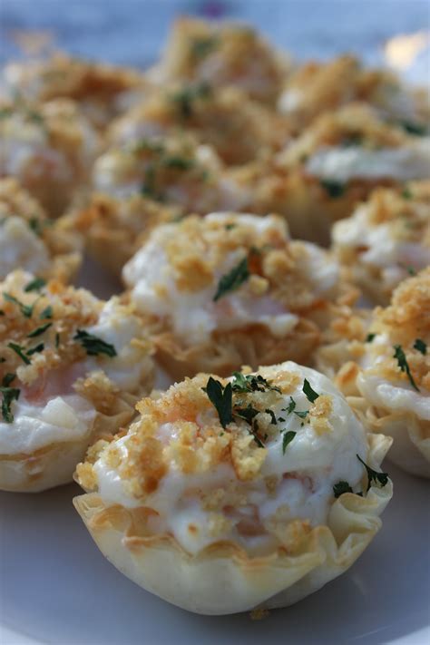 Shrimp Cream Cheese Mini Fillo Shells Your Party Tuned Up Recipes