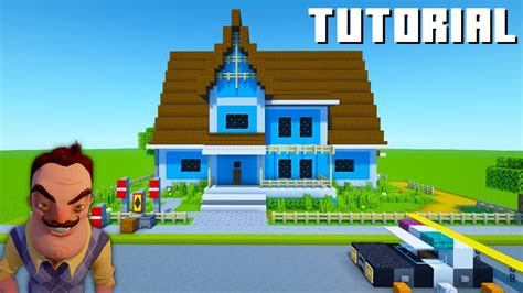 Minecraft Tutorial How To Make The Hello Neighbour House