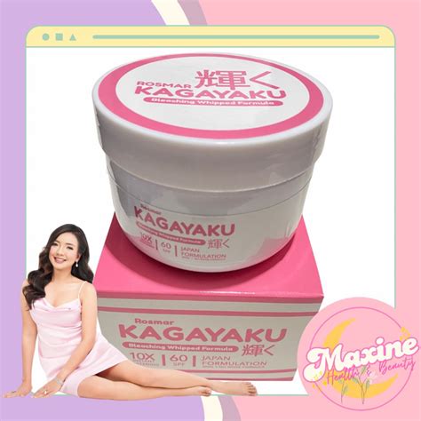 ROSMAR Kagayaku Bleaching Whipped Cream Formula SPF 60 300g Shopee