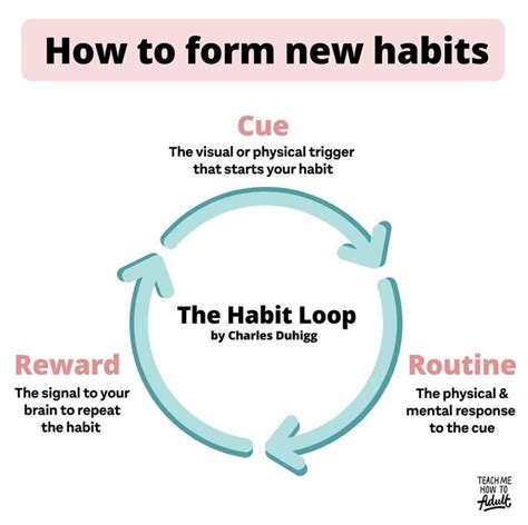 How To Form A Habit And Stick To It Habit Loop Cue Routine Reward Charles Duhigg Habits