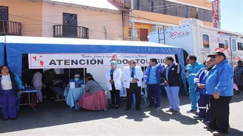 Hospital Perú de EsSalud brinda atención a pobladores de Yunguyo en