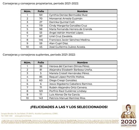 Resultados del proceso de renovación del Consejo Ciudadano de