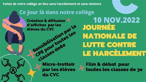 LES ÉLÈVES DU CVC SE MOBILISENT Collège Jules Solesse