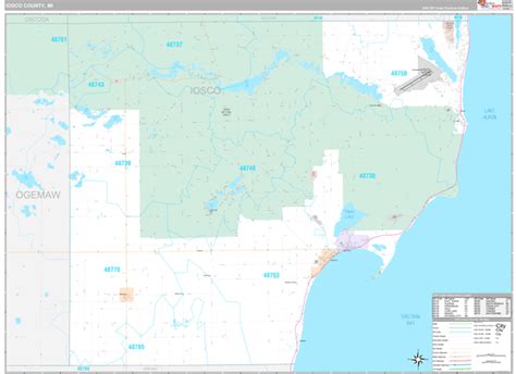 Maps of Iosco County Michigan - marketmaps.com