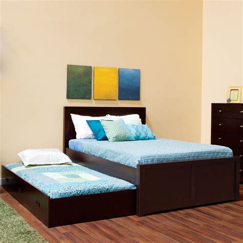 twin full bed with trundle style | Bed decor, Queen trundle bed, Bunk ...