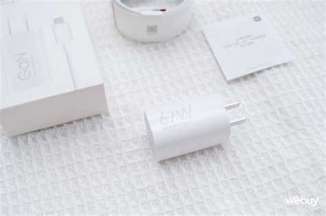 Xiaomi ra mắt củ sạc nhanh 67W mới Thiết kế nhỏ gọn hơn sạc được cho