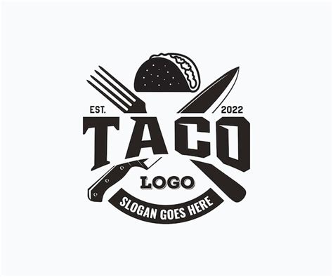 Premium Vector Taco Logo Template Taco Food Emblem Logo