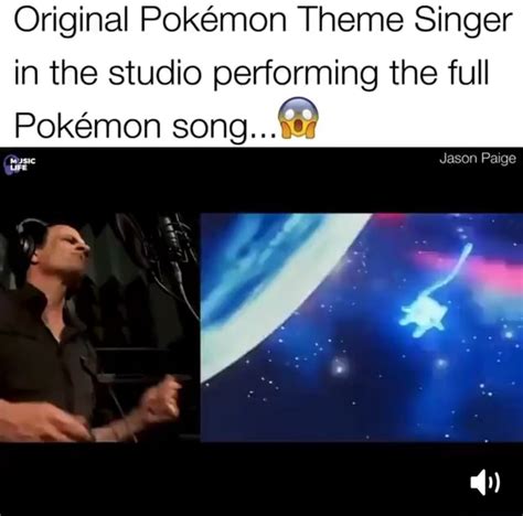 Original Pokemon Theme Singer in the studio performing the full Jason ...