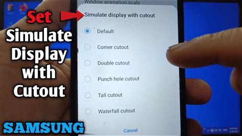 How To Set Simulate Display With Cutout On Samsung Galaxy A02 Developer Options Drawing Artofit