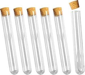 Amazon Cchude Pcs Ml X Mm Plastic Clear Test Tubes