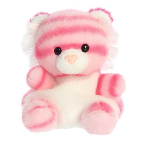 Aurora Mini Pink Palm Pals 5 Inches Rosé Pink Tiger Adorable Stuffed