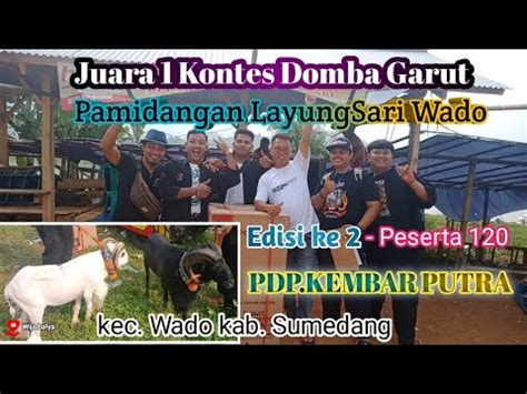 Kontes Domba Garut 2023 Di Wado Sumedang Daftar Juara1 13 Edisi Ke2 19