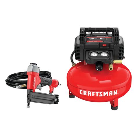 Brad Nailer And Air Compressor Combo Kit Craftsman