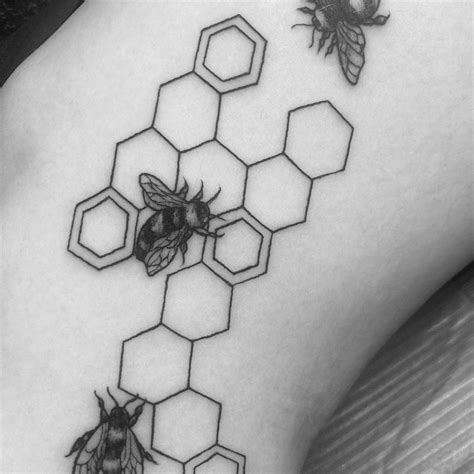 Honey Bee Tattoo Black And White