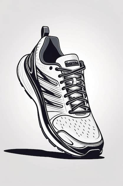 Running Sports Shoes Icon Simple Vector Drawing Running Shoes Symbol