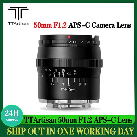 Ttarartisan Objectif De Caméra 50mm F1 2 Aps c Mise Au Point