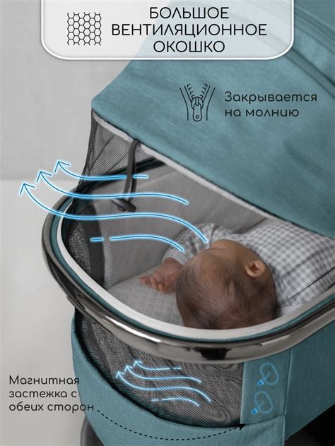 Коляска детская 2 в 1 Amarobaby Motus, бирюзовый. Официальный сайт ...