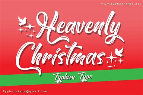 Heavenly Christmas Font - Free Download & Preview | Deefont