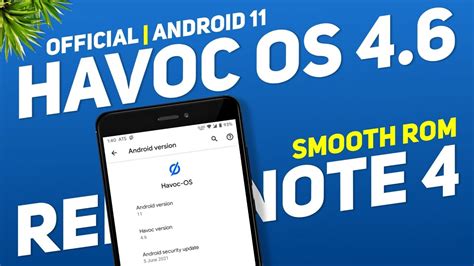 Havoc Os Official Update For Redmi Note Android Smooth Rom