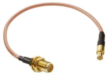 SMA Bulkhead Female To MCX Male RG316 Cable