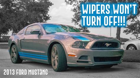 Mustang Wipers Won T Turn Off Here S How To Fix Youtube