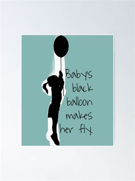 "Black Balloon Goo Goo Dolls " Poster for Sale by JettieMuller | Redbubble