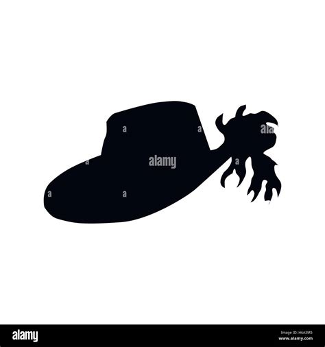 Hat black silhouette Stock Vector Image & Art - Alamy