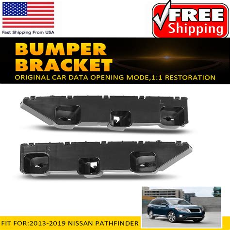 Left Right Side Bumper Support Brackets Fit For Nissan