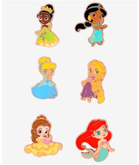 Disney Princess Chibi Blind Box Loungefly Pins At Hot Topic Disney Pins Blog Chibi Disney