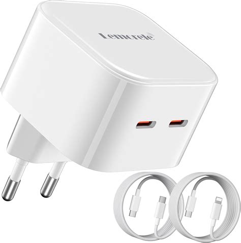 Usb C Charger 45 W For Iphone 1515 Pro Lemorele Fast Charger Adapter 2 Port Pps Usb C Gan Pd