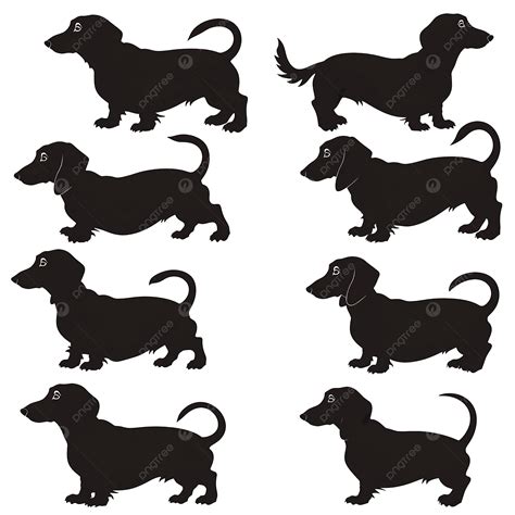 Dachshund Dog Silhouettes Dog Silhouette Animal Silhouette Mammals