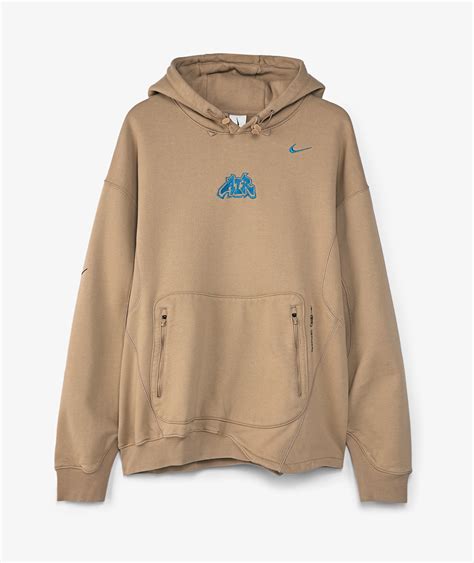 Beige Nike Fleece Hoodie x Off-White | SVD