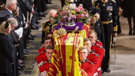 News Evening Digest Late Monarch S Coffin Leaves Westminster Abbey