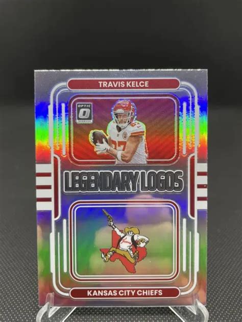 Donruss Optic Legendary Logos Travis Kelce Kansas City Chiefs Ll