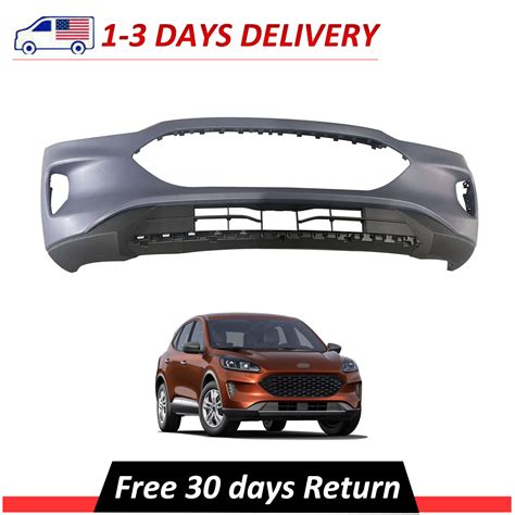 New Primed Front Upper And Lower Bumper Cover Set Fits 2020 2021 Ford Escape Ebay