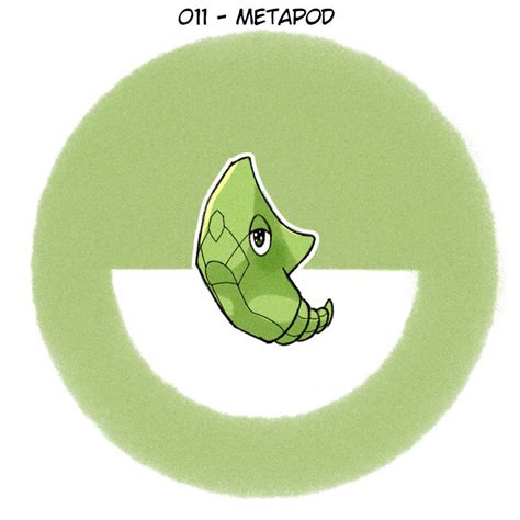 011 Metapod By Luachanarts On Deviantart