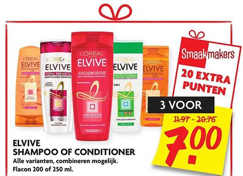 Elvive Shampoo Of Conditioner Aanbieding Bij Dekamarkt Folders Nl