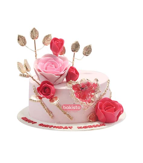 Flower Girls Birthday Cake Bakisto Pk Lahore Free Delivery