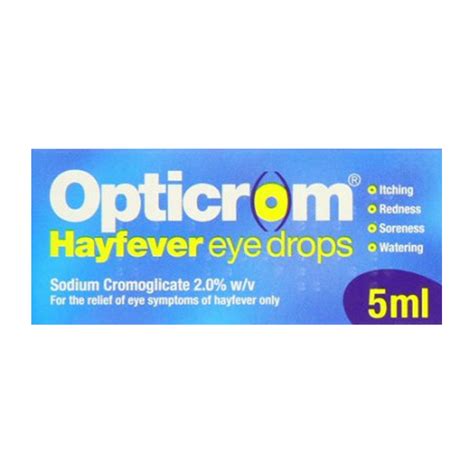 Opticrom Allergy Eye Drops 5ml Medicine Marketplace