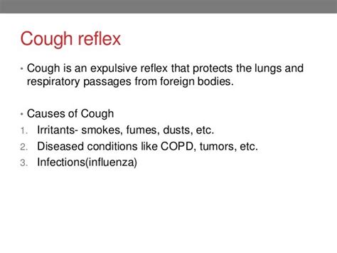 Cough Reflex Pathway - Herbs and Food Recipes