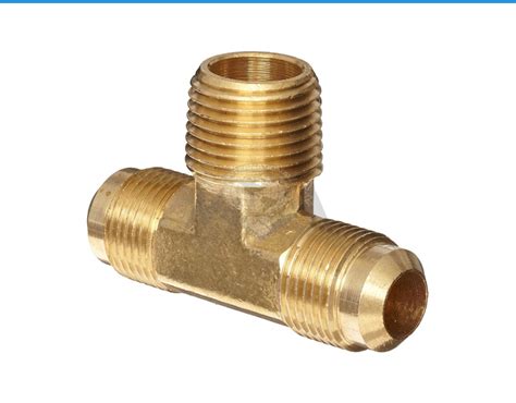 Brass Flare Tee Branch Tee Inverted Flare Tee Npt Manufacturer Exporter And Supplier India