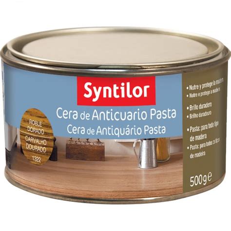 Syntilor Cera Antiqu Rio Pasta Carvalho R Stico L Kuantokusta