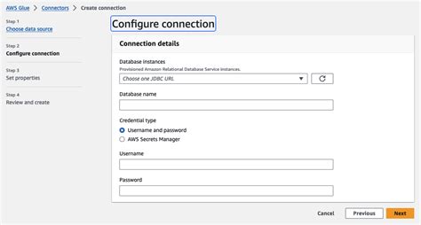 Criar Conex Es Para Conectores Aws Glue