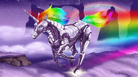 Rainbow Unicorn Wallpapers - Top Free Rainbow Unicorn Backgrounds ...