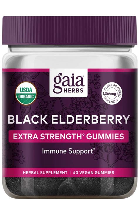 Gaia Herbs Black Elderberry Extra Strength