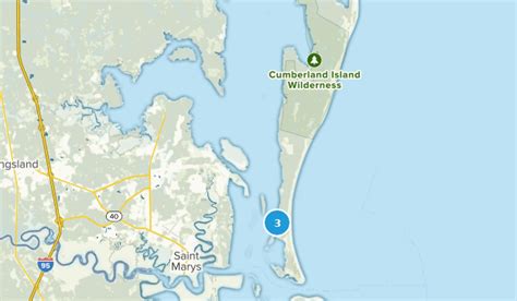 Cumberland Island Georgia Map | Hiking In Map