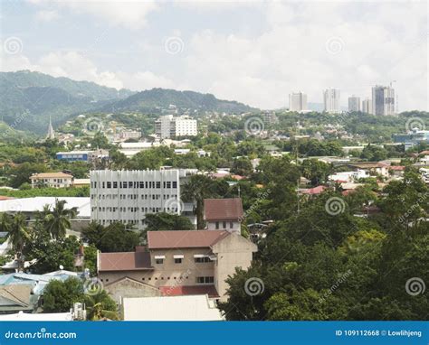 Cebu city skyline editorial stock photo. Image of daylight - 109112668